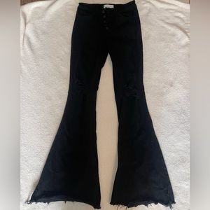 High Rise Flare Stretch Jean